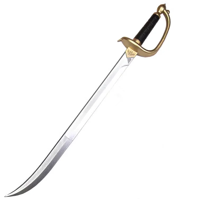 Description Picture 2 of item1:1 Cosplay Thunder Knife Pirate Captain Sword Sacrifice Knife Sword Prop Role Cos Pirate Ghost Knife PU Weapon Model Toy 76cm