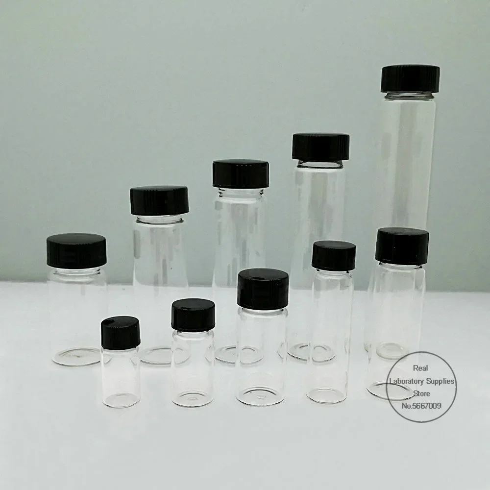 Glass Reagent Bottle 2ml to 60ml for Chemical Experiment