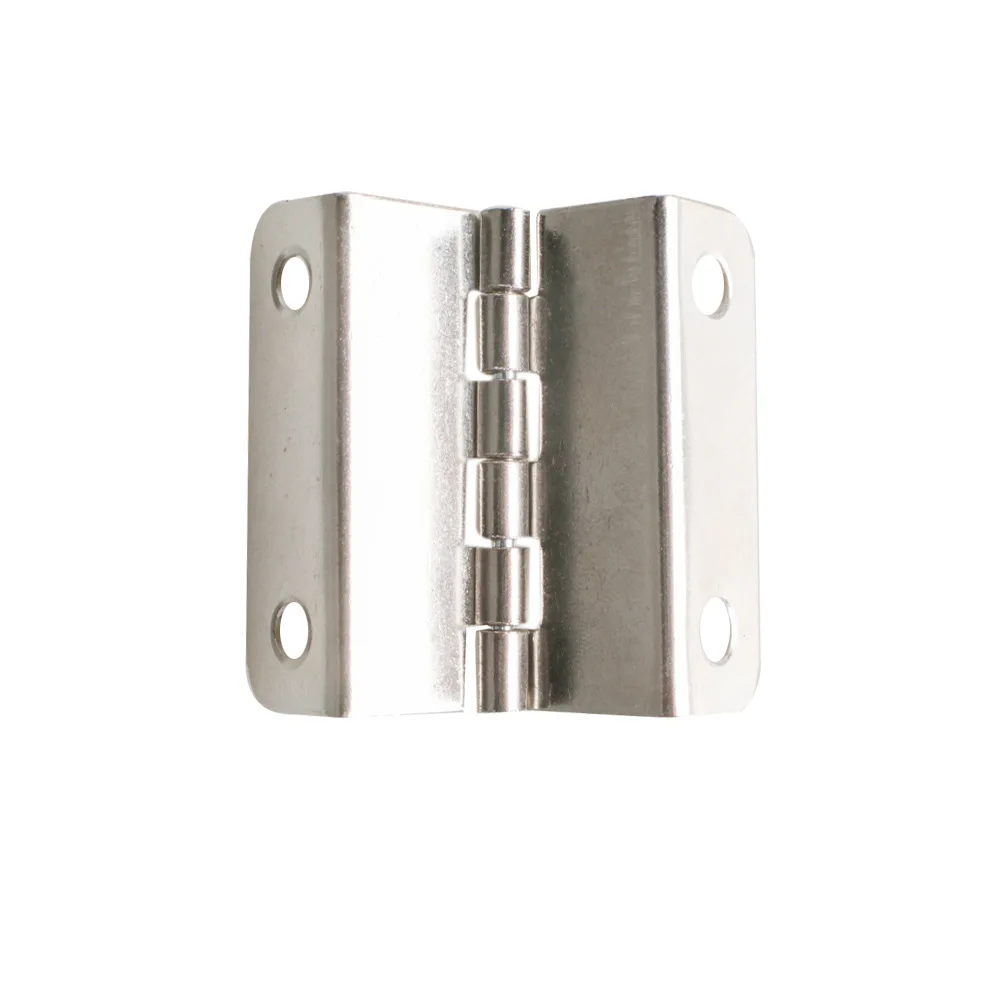 Hardware New Chinese Style 41mm Side Length Four Fold Antique Iron Sheet Four Hole Three Fold Right Angle Hinge Cathetus