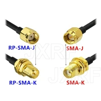SMA Male RP SMA Male To RP SMA Male SMA Female RG174 Coaxial Cable Extension Cable Copper Feeder Wire For WIFI 3G 4G Antenna - Image 2