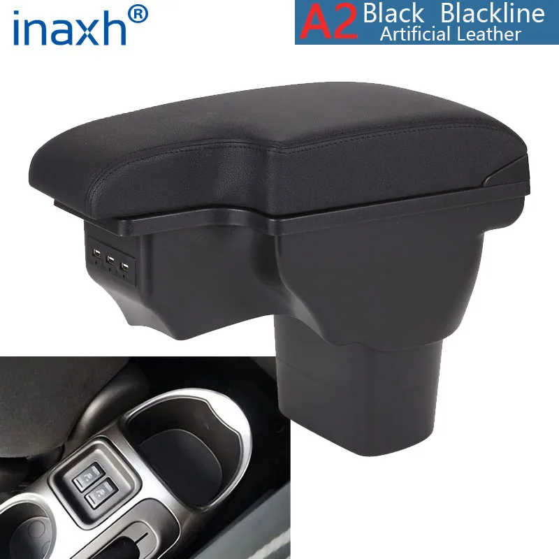 thumbnail image 2 of Nissan Juke Armrest Box Custom Armrest Box For 2011-2017 Nissan Juke - Double Layer Storage With 3 USB Ports Juke Accessories 2011-2017 2 of 14