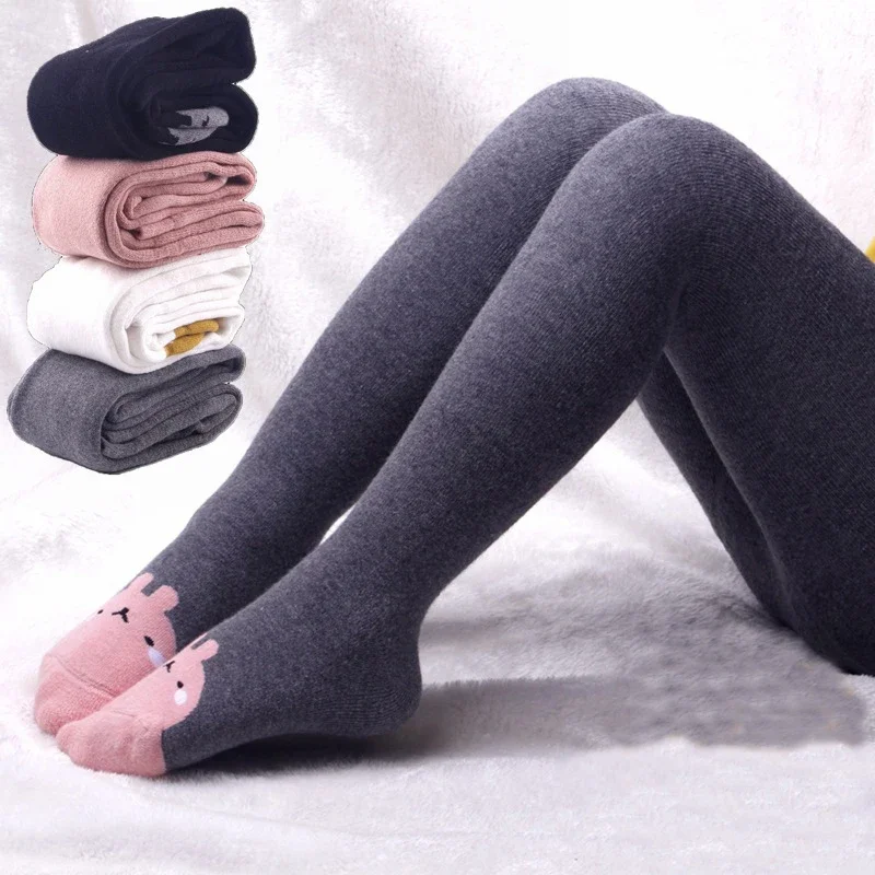 Lot De 5 Collants D'école Pour Fille - Coton Majoritaire - Confortables Et Résistants - Taille Unique Enfant