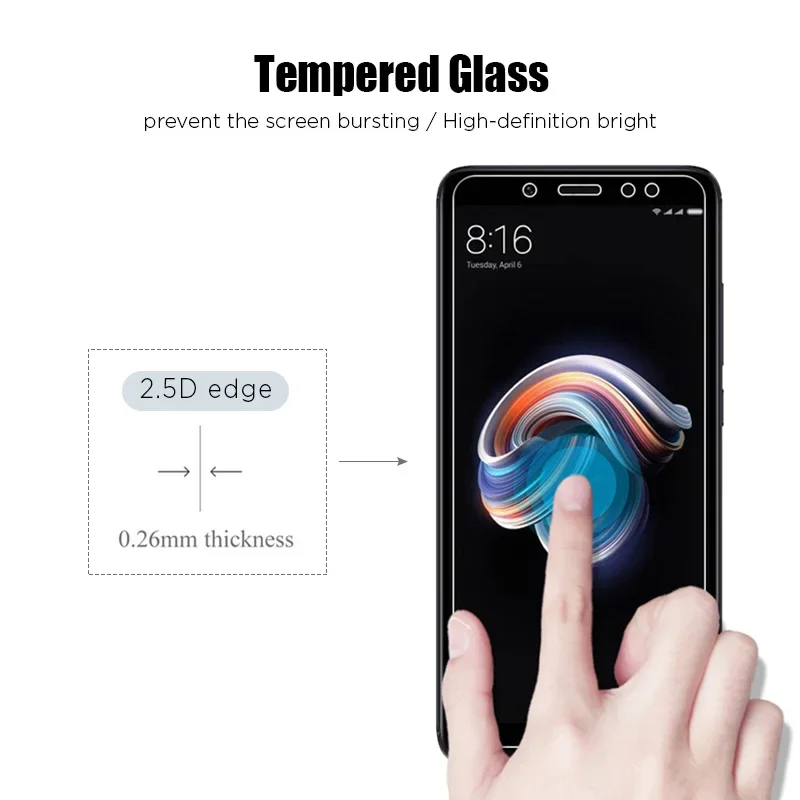 2PCS Screen protector for Redmi note 12 11 Pro Plus 5G 10 Pro 9 8 12S 11S 10S 9S 9T 9C Tempered glass for Redmi 12 12C 10C glass