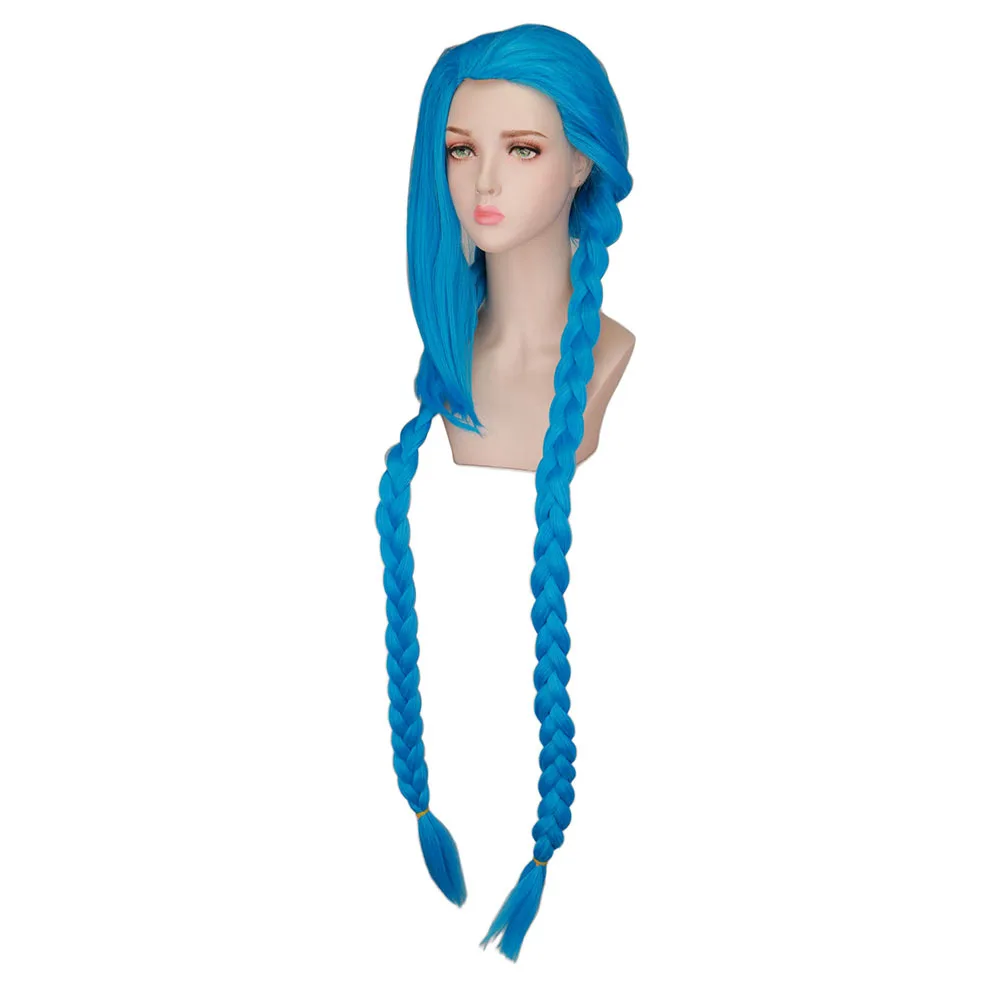 Costume Jinx Completo Arcane Jinx Completo - Con Parrucca E Tatuaggi Costume Cosplay - 4