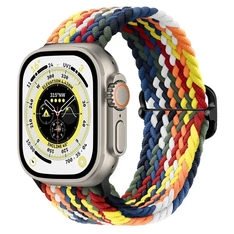 Adjustable Nylon Strap for Smartwatch - Versatile & Stylish Bracelet Band