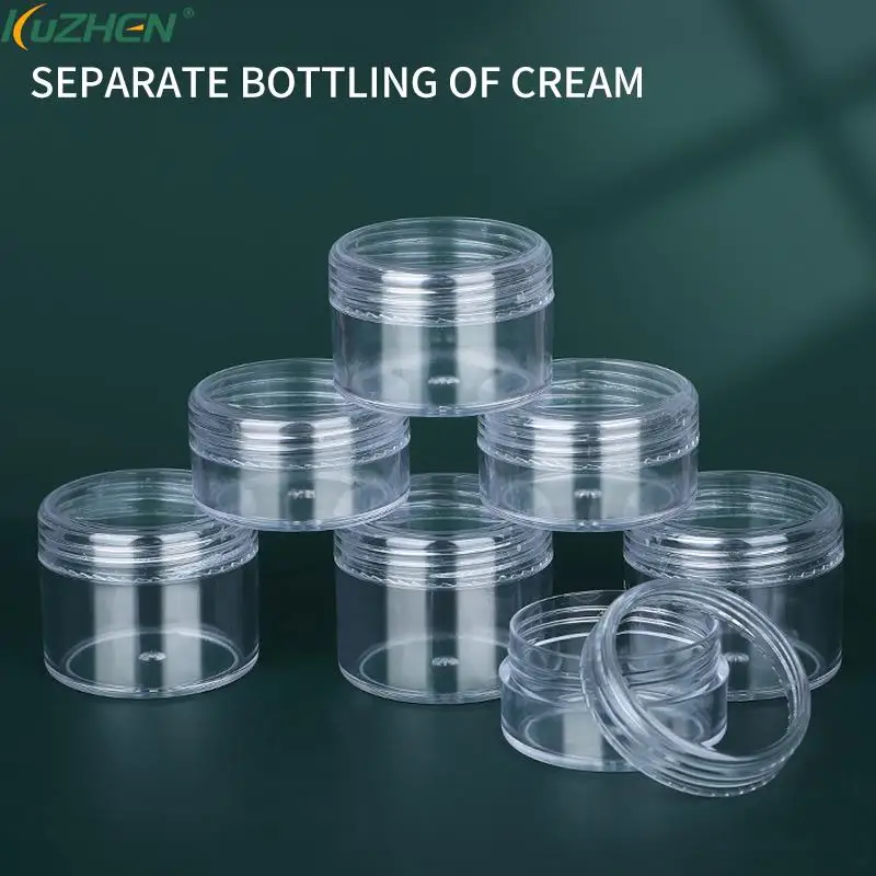 

3/5/10/15/20g Cream Box Cream Bottle Trial Sample Empty Container Make Up Jar Cosmetic With Cover Bottling