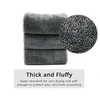 Car Wash Towel 1200GSM Double Sided Towel Car Detailing Twisted Braid Cloth Super Absorbent Rag for Car Home Washing Accessories 2