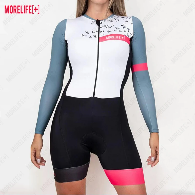 MLC Womens Cycling Wear 긴 소매 도로 사이클링 착용 팀 운동복 2022 여름 통기성 대형 스트레치 바디 수트