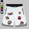 Men's Basketball Mesh Shorts Track Quick Dry Loose Sports Training Shorts Summer Fitness Joggers Casual Breathable Short Pants 2