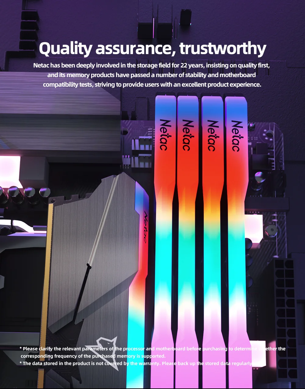 Ddr4 3200 Spark Rgb Ddr4 Netac RGB Memory Ram DDR4 3600mhz 3200mhz - Main Image