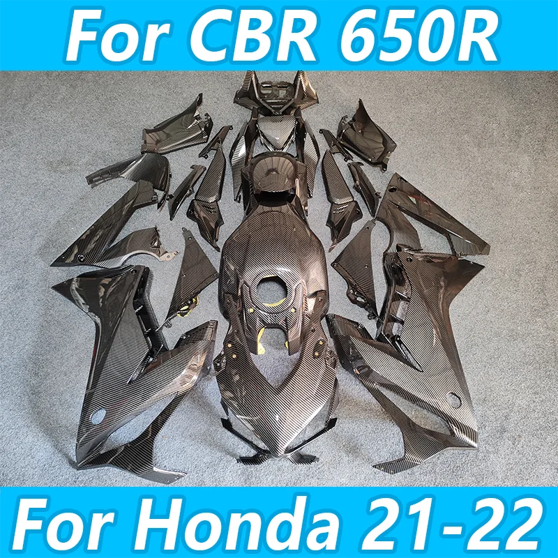 for Honda CBR650R Carbon Fibre Gloss Motorcycle Fairing Kit CBR 650R 24 23 22 21 20 19 Bodywork Fairings Molding Shell