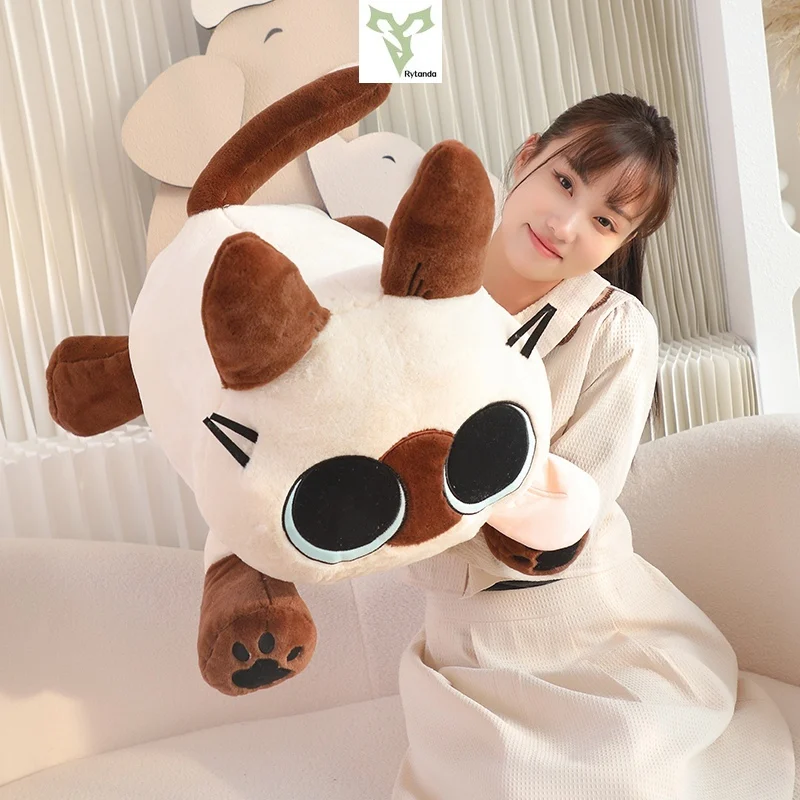 Kawaii Siamese Cat Azuki Can Azukisan Daily Life Lovely Cartoon