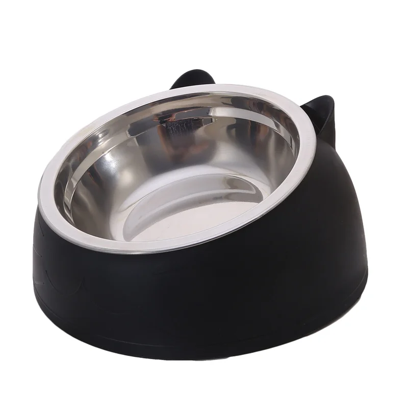 Title 10, Cat Dog Bowl 15 Degrees Tilted Stainless Steel ...