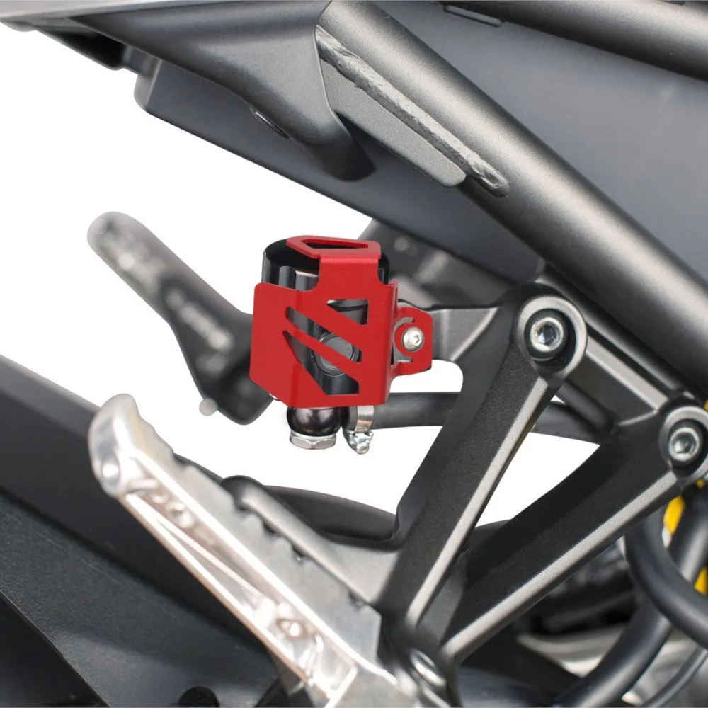 

For TIGER 800 XC/XR Sport 660 Trident 660 Motorfiets Oil cup Cover Protector Rear Brake Fluid Reservoir Cover Guard Aluminum