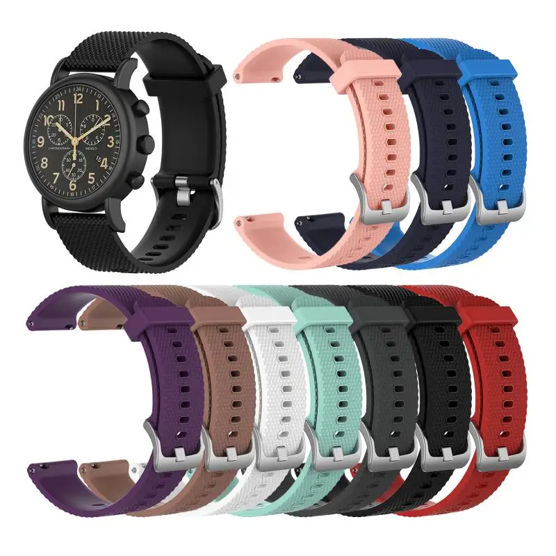

Ремешок для Ticwatch C2 E2 20 мм, браслет для Galaxy Watch 3 42 мм, Garmin Vivoactive 4s Fossil Gen 5, 18 мм 22 мм