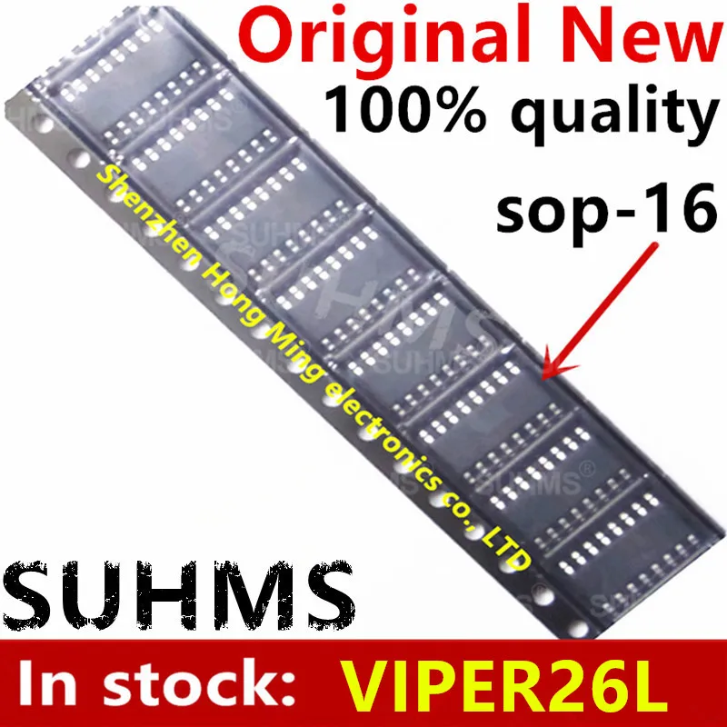 

(10 шт.) 100% новый набор микросхем VIPER26LDTR VIPER26L sop-16