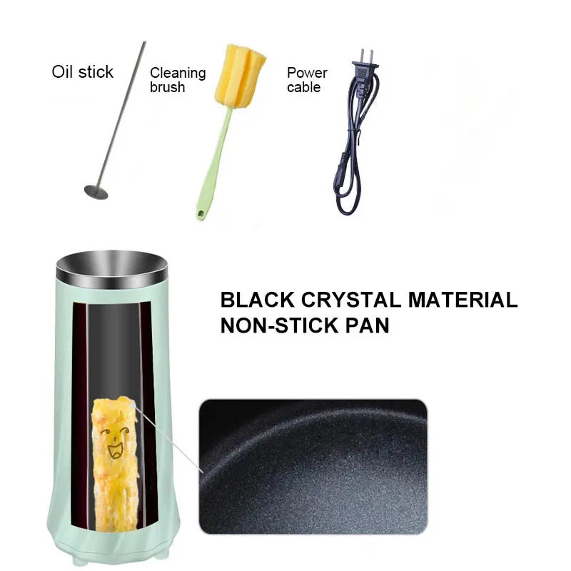 Automatically Non-Stick Egg Frying Machine Mini Omelette Hot Dog Egg Roll Maker Eggs Sausage Boiler For Breakfast
