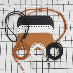Bag Accessories Handmade Handbag Bucket Bag Leather Three-piece Suit Braided Material  DIY PU Bag Accessories Bag Bottom Strap