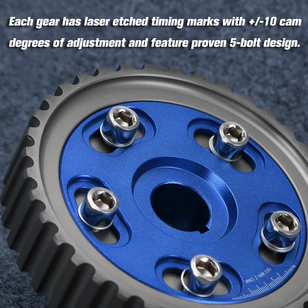 FOR HONDA SOHC D15/D16 D-SERIES ENGINE Adjustable Cam Gear Alloy Timing Gear CAM PULLEY PULLYS GEAR 1PCS