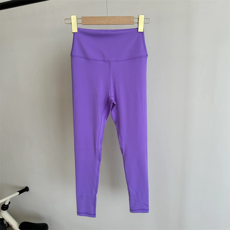 Solid Color Women's Leggings Yoga Pants Running Exercise Pilates Tights High Waist Hip Lifting Fashion Hot Girls Fitness Pants