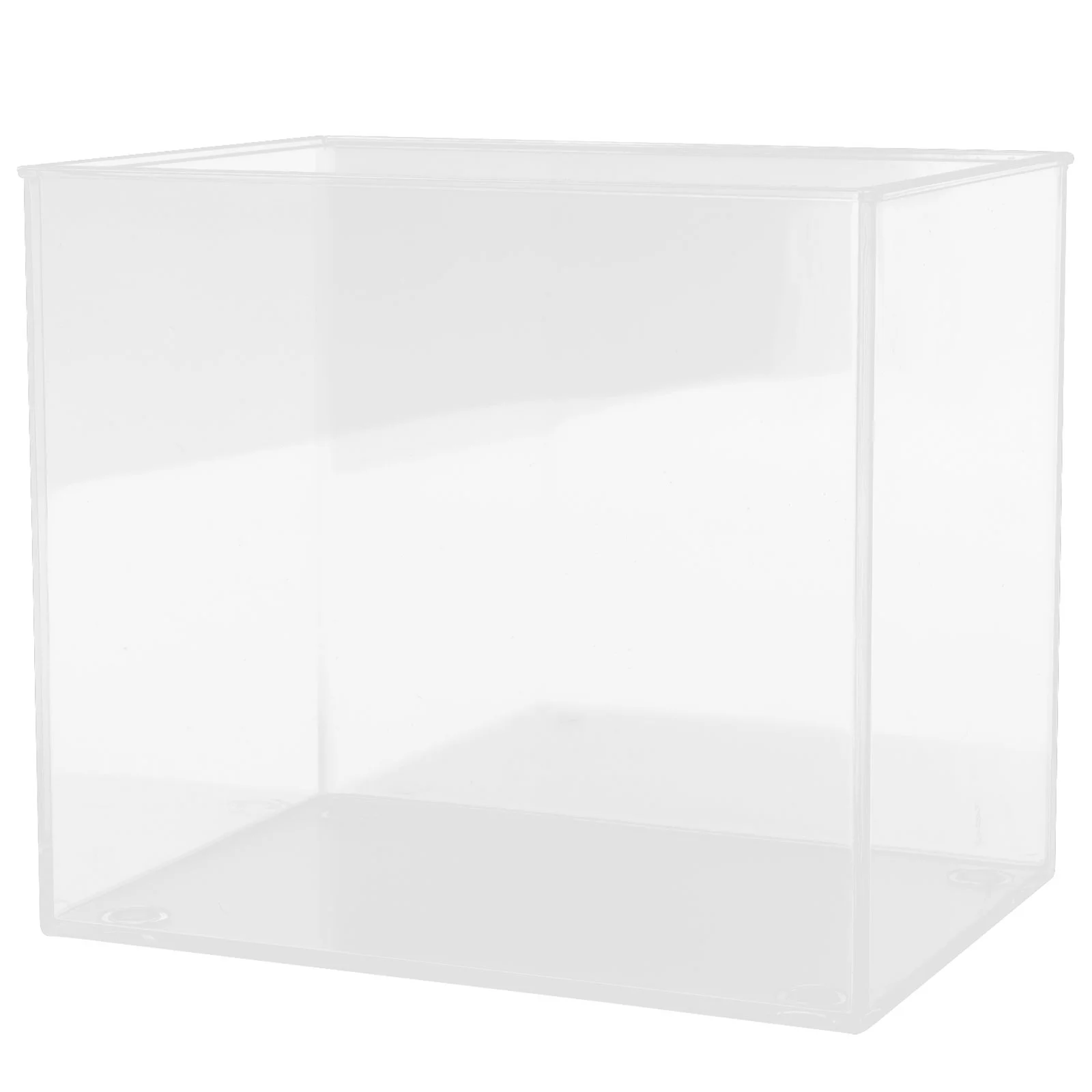 Transparent Goldfish Tank Desktop Fish Tank Square Aquarium Desktop Plastic Fish fish bowl aquarium tank