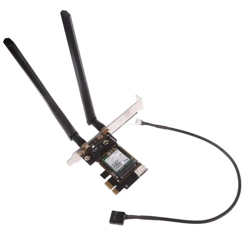 

Powerful 7260 pci-e 1X Wireless Card WiFi Adapter with Dual Antennas Dropship