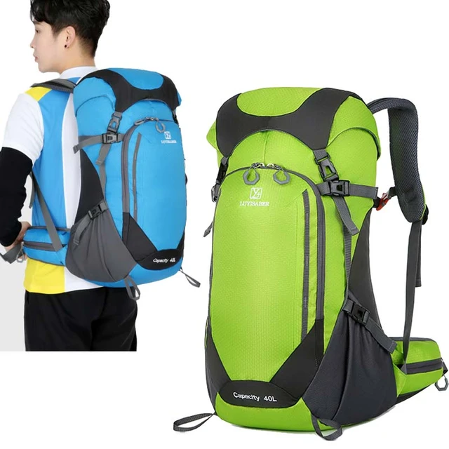 Bolsa de Montañismo al aire libre de 40L, mochila deportiva impermeable,  mochila de viaje ligera, bolsa de senderismo, mochila de Trekking para  hombres - AliExpress