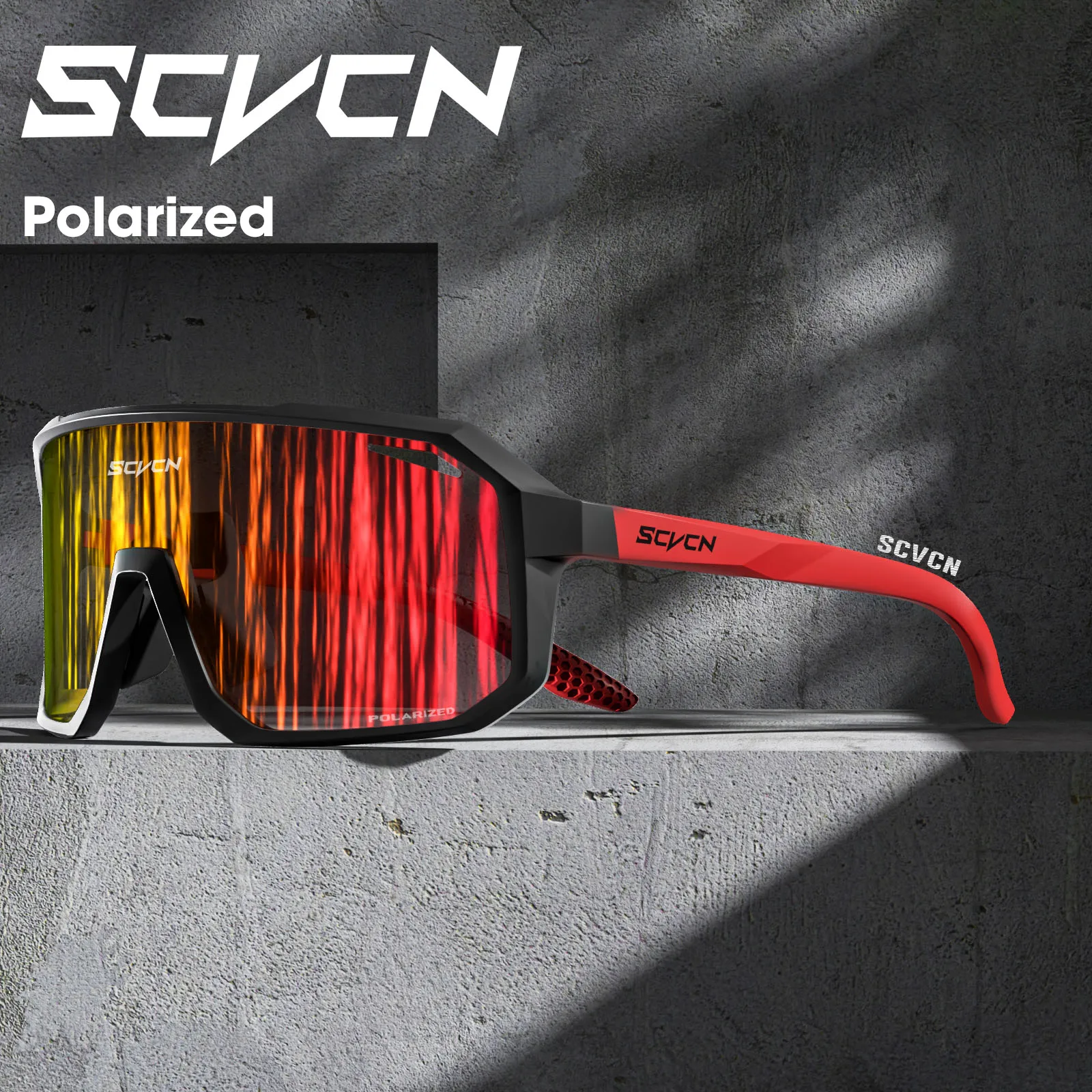 Polarized Red Cycling Polarized Mtb Goggles Polarized Sunglasses - Main Image