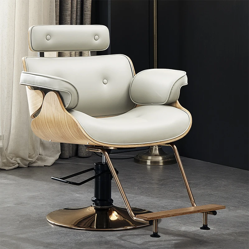 

Modern Swivel Beauty Barber Chairs Luxury Aesthetic Waiting Barber Chairs Equipment Chaise Lounges Commercial Furniture RR50BC