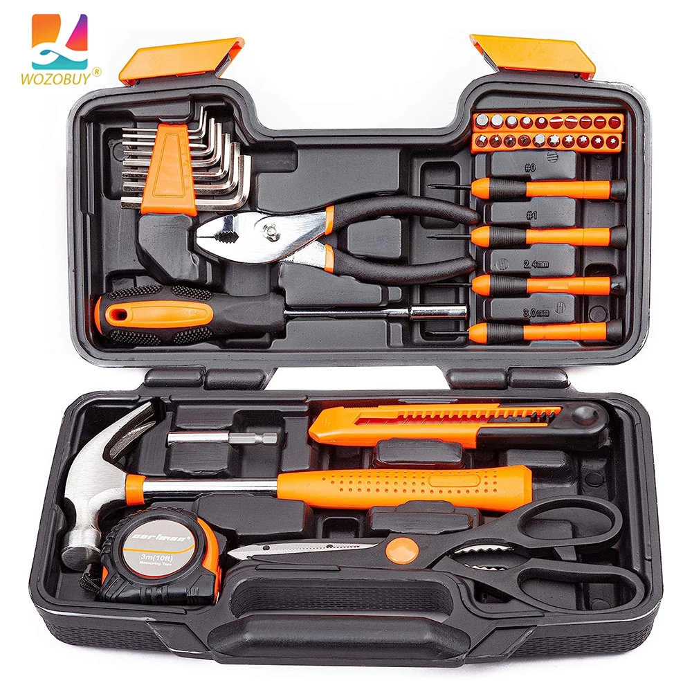 Kit D'outils De Réparation Automobile De 198 Pièces, Clés En Plastique