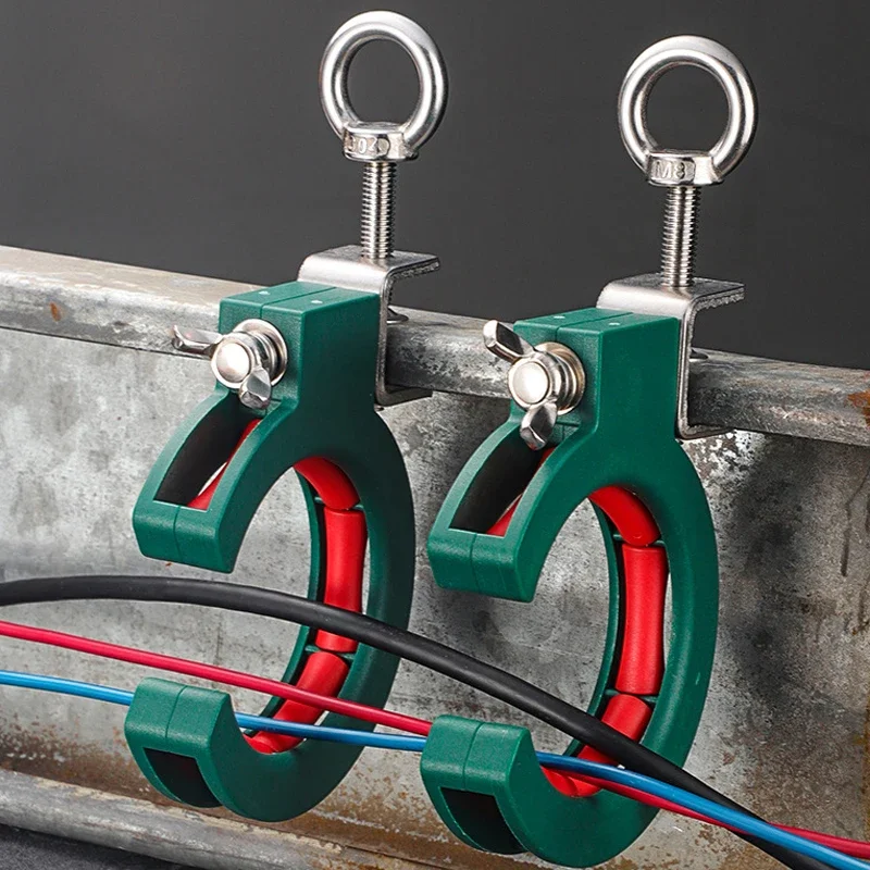 65mm Cable Tray Pulley Roller Decoration of Wiring Cable Laying Wire Guide Fixation Auxiliary Tool Cable Pulling Roller 3