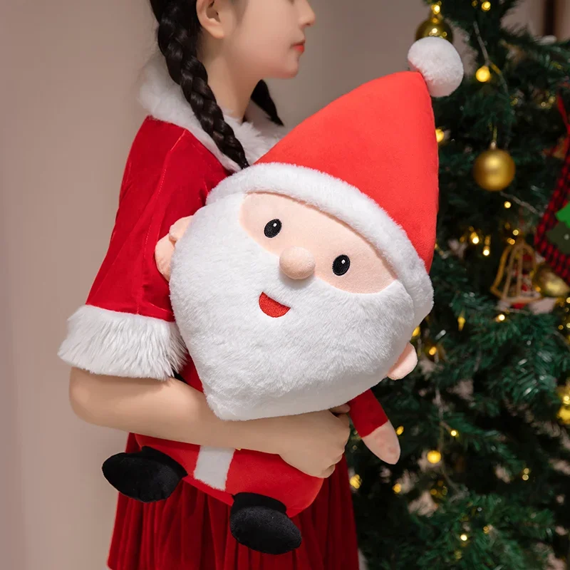 Wholesale Lovely Christmas Series Plush Toys Cute Santa Claus Christmas tree Gingerbread man Reindeer Snowman Grandma Doll Gift