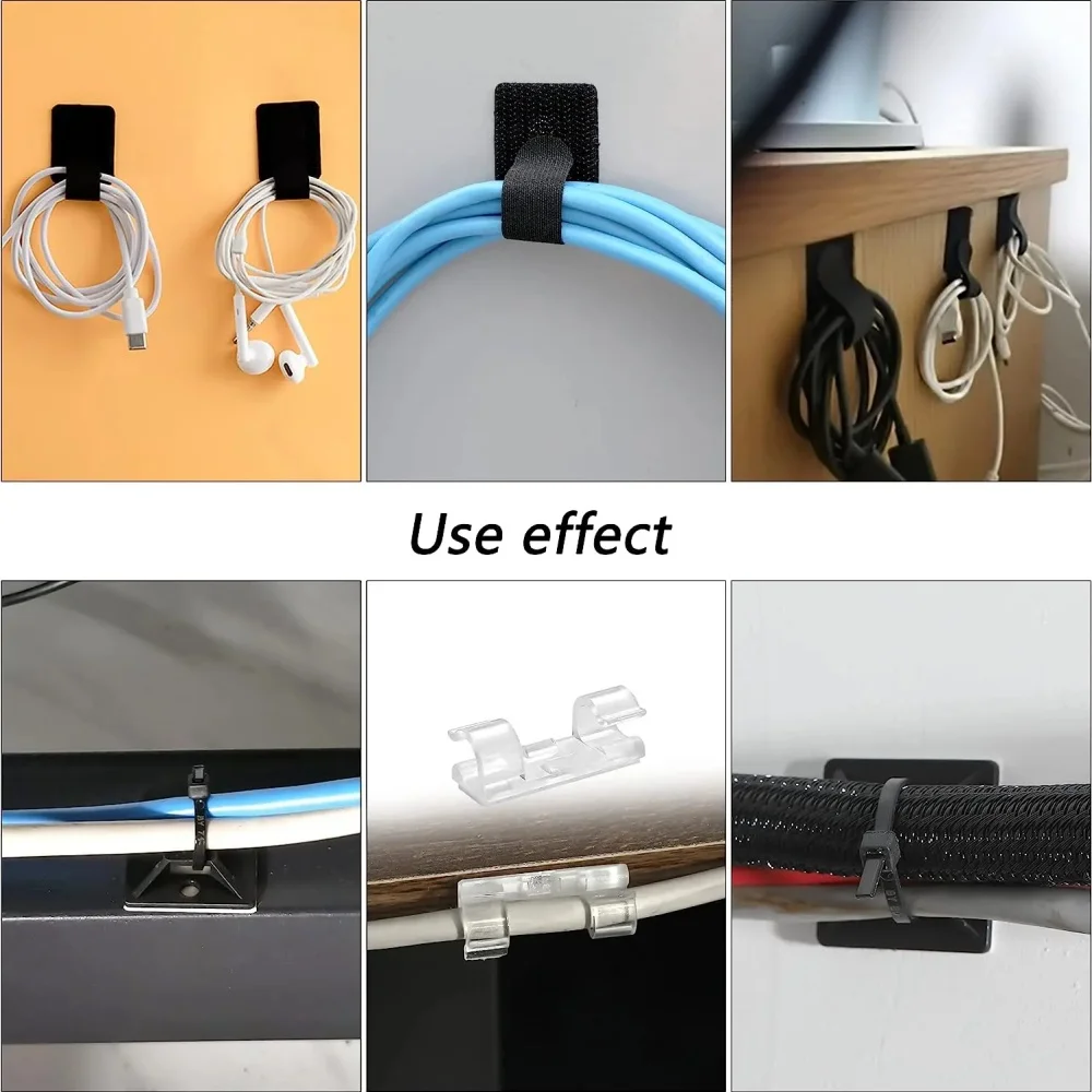 Ultimate 173-Piece Cable Management and Organization Kit for Home, Office, and Car