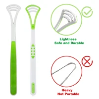 Nettoyeur de langue réutilisable, brosse de livres de santé bucco-dentaire, empêche la bouche nuageuse, nettoyer les débris alimentaires, adapté aux adultes 3