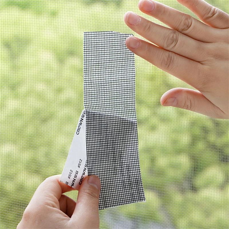 2M Window Screen Tape Anti-Mosquito Screen Repair Self-Adhesive Door Curtain Mosquito Net Hole Patch window screen tape