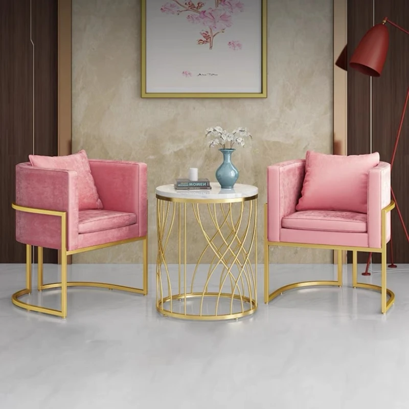 

Modern Nordic Mobile Chairs Dining Room Balcony Outdoor Designer Chair Vanity Office Sillas Para Comedor Salon Furniture DC031