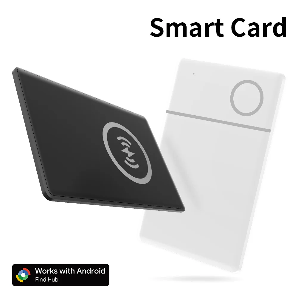 Slim Rechargeable Wallet Tracker Card - Credit Card Size Item Finder and Locator