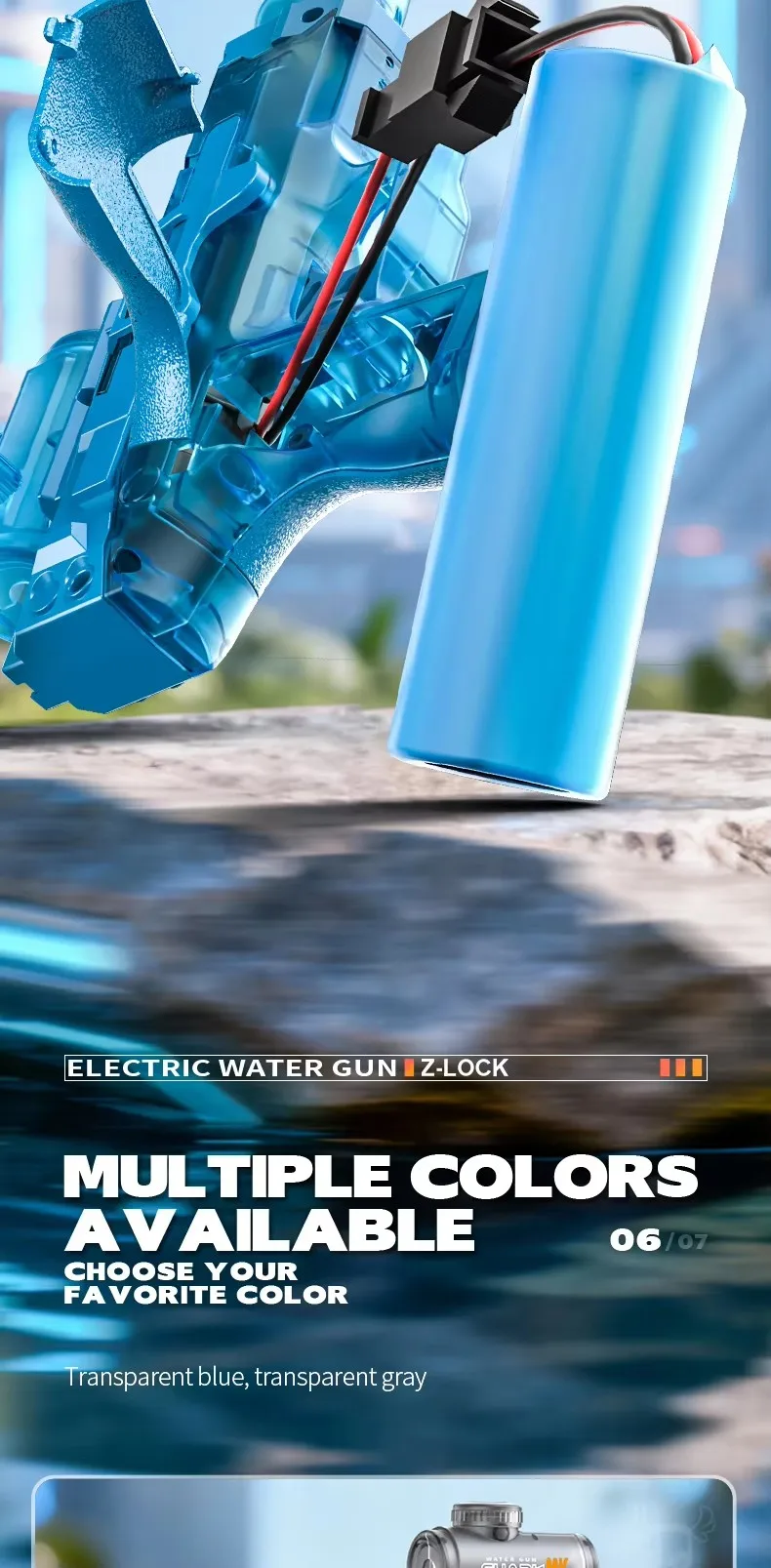 Elektrische Wasserpistole Mit Flammensimulation Und Sensor_voghion.com