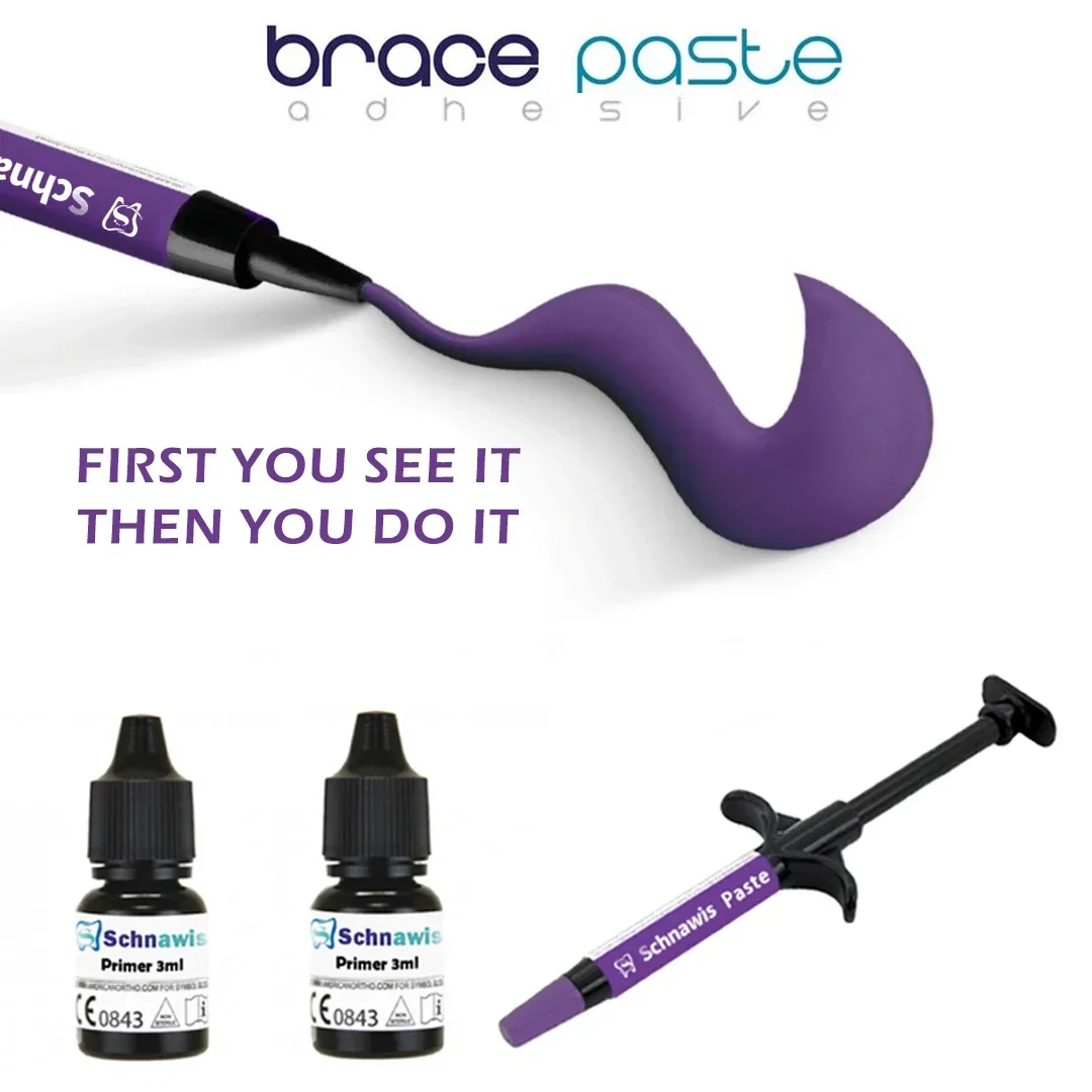 กาวติดเครื่องมือจัดฟันแบบแสงสำหรับติดตั้งเหล็กจัดฟันและท่อเชื่อมต่อ 1