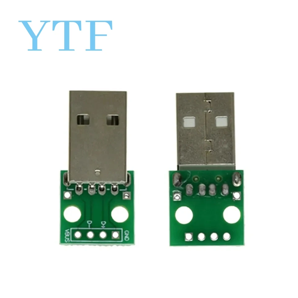 10pcs Micro Mini TYPE-C USB A B Connector Interface to 2.54mm DIP PCB Adapter Breakout Board Power Adapter Development Board GPIO Header Connector