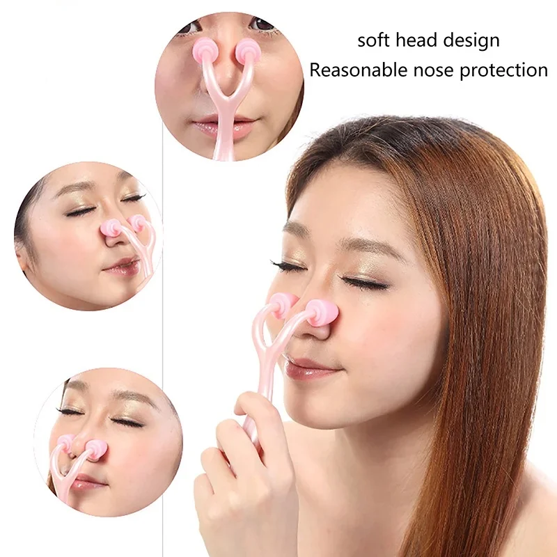 Nose Shaper Roller Massager Lifting Bridge Straightening Clip Shaping Nose Up Massge Nose Contouring Roller Nose Massage Tools