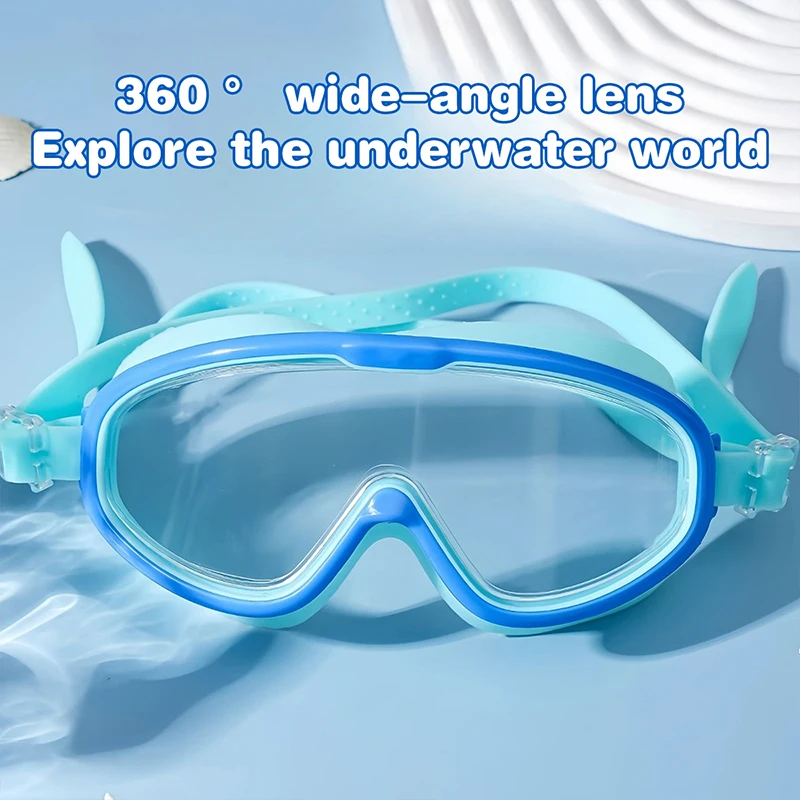Popular Online Waterproof And Anti Fog Large Frame Professional Diving Goggles, Adult Swimming Goggles