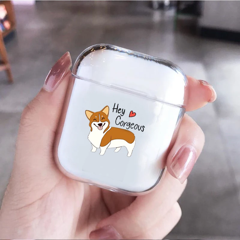 Adorable Cartoon Dog Earphone Case - Shockproof Soft Cover & Protective Accessory Shell