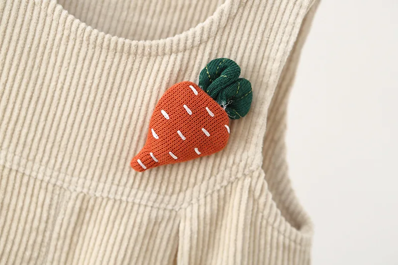 1-4Y Kids Overalls Corduroy Kids Jumpsuits Girls Suspend Pants Carrot Boys Trousers Girls Pants