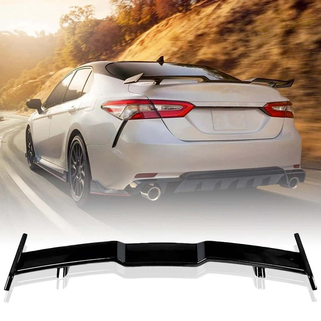 

Для 18-22 Toyota Camry TRD стильный бриллиантовый блеск для губ черный новый