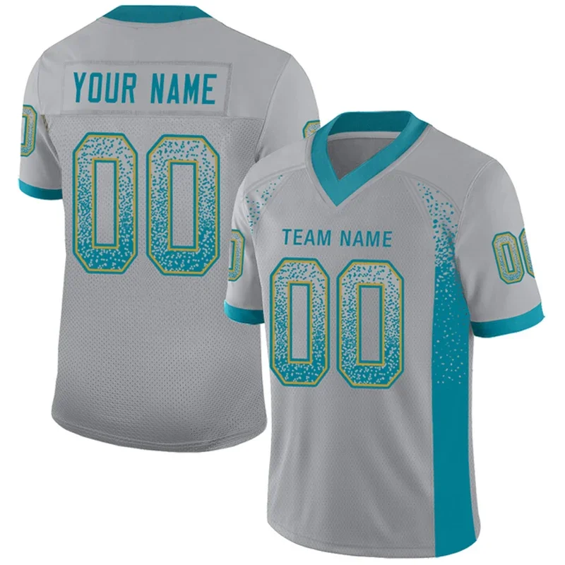 

Customized Football Jersey for Men Colorful Series Personlized Football Short Sleeves Athletic Tee Shirts Unisex Top