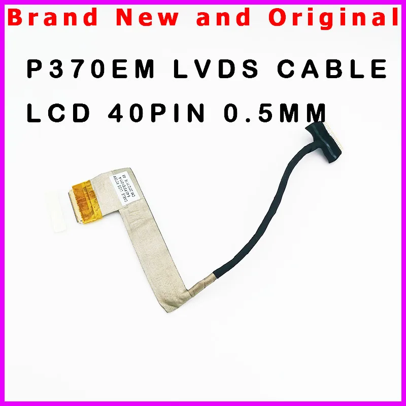 New Laptop LCD Cable for Clevo P370 P370EM LVDS Cable LCD 40PIN 0.5MM 6-43-P37E1-011-A 6-43-P37E1-011-1C