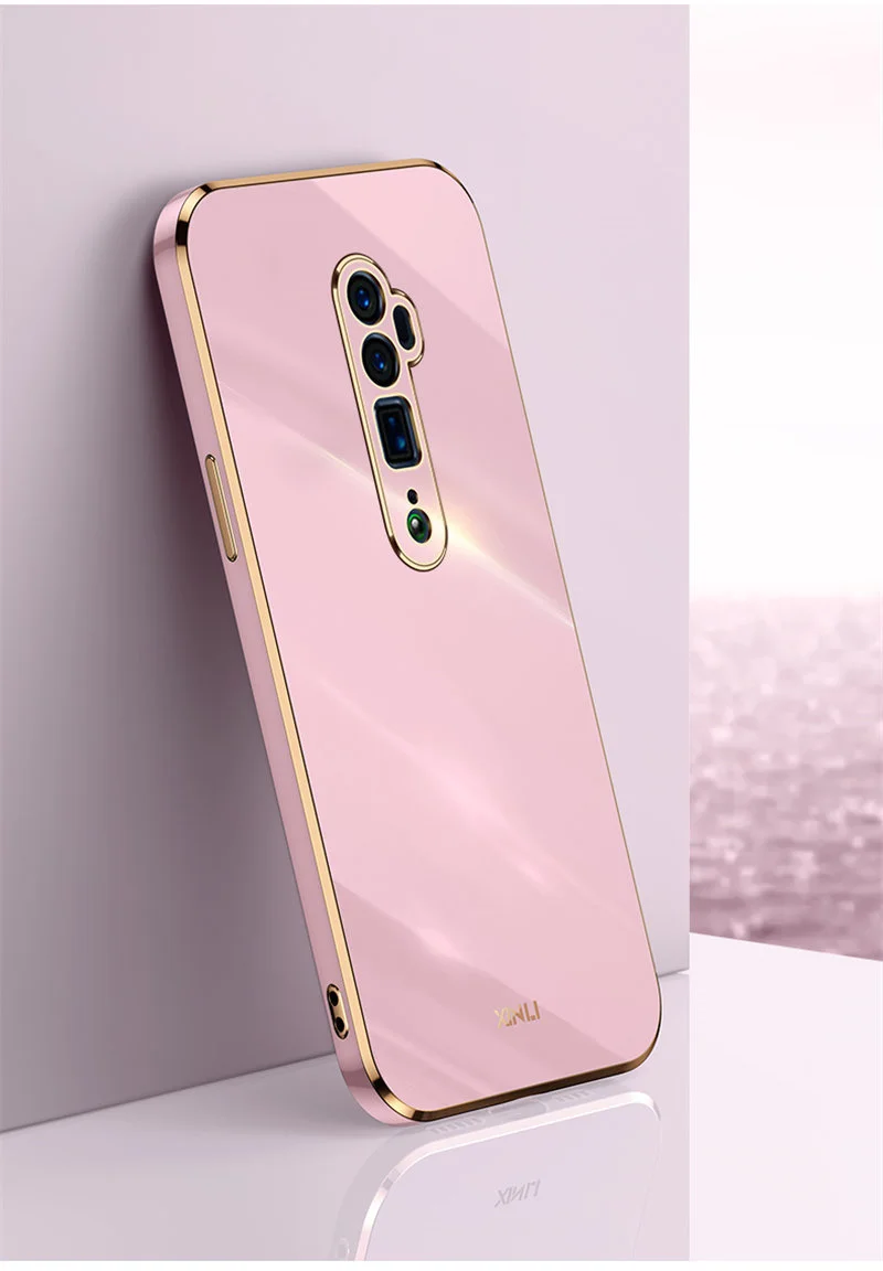 Sleek Plating Soft TPU Bumper Back Cover Case