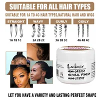 LOCKMIO 30g Baby Bangs Styling Gel Hair Pomade Edge Control Wax for Wigs Women 24 Hour Long Lasting Edges Control Hair Wax Cream 2