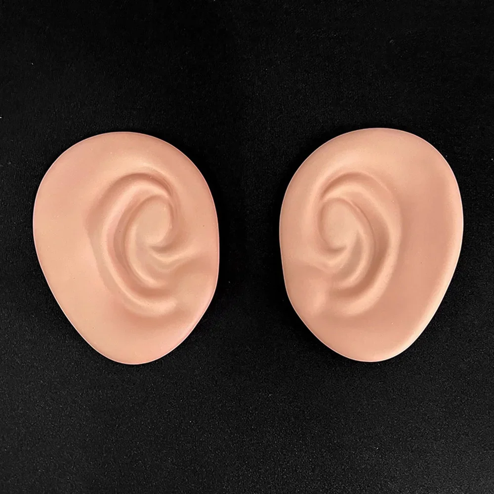 Jumbo Ear Surprise (Pair) Magic Tricks Fake Rubber Ears Accessories for Professional Magicians Clowns Comdey Stage Street Props